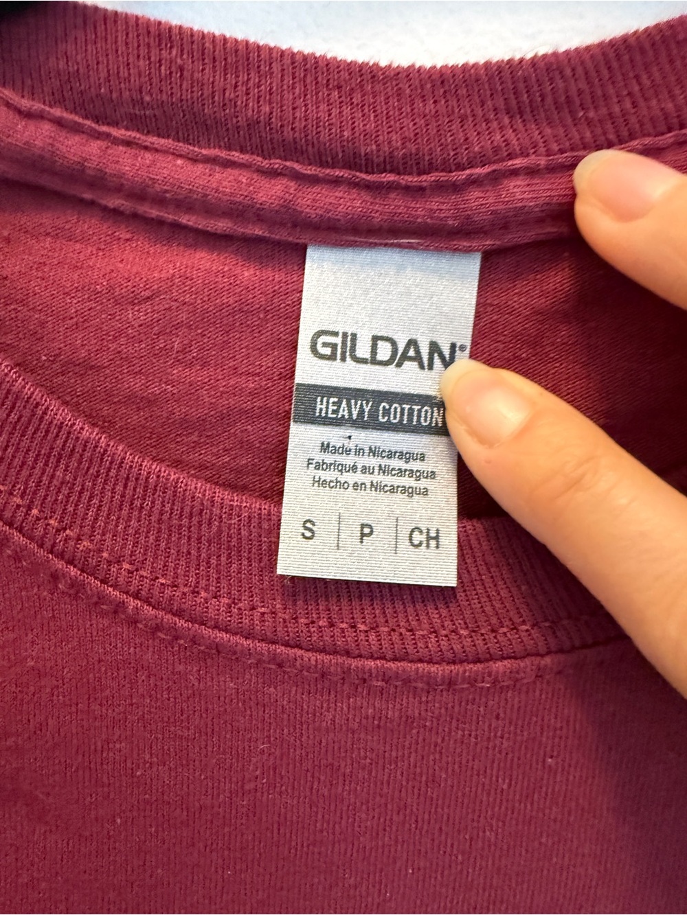 Gildan Maroon Harvard Crewneck - Picture 2 of 2